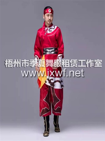 M1004蒙古舞蹈演出服男少数民族表演现代学生艺考筷子舞藏族舞蹈服成人M1004