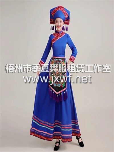 M2009少数民族服装女士演出服彝族白族土家族苗族瑶族侗族广西壮族服饰M2009