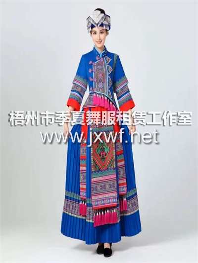 M2014少数民族服装女士演出服彝族白族土家族苗族瑶族侗族广西壮族服饰M2014