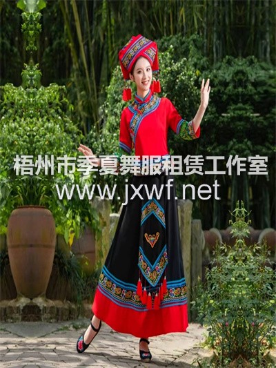 M2015少数民族服装女士演出服彝族白族土家族苗族瑶族侗族广西壮族服饰M2015