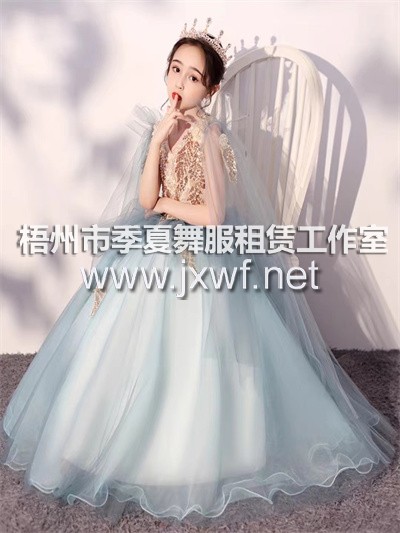 RT013女童礼服公主裙蓬蓬纱洋气儿童模特主持走秀钢琴演出花童礼服夏季