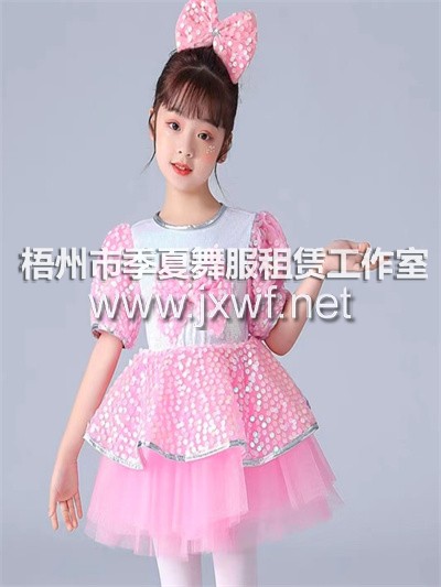 RT022儿童演出服蓬蓬裙公主舞蹈裙女童舞蹈服小学生幼儿园表演服装秋冬