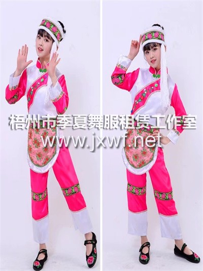 RT031儿童白族舞蹈服少数民族服装苗族藏族表演服男女葫芦丝演出服装RT031