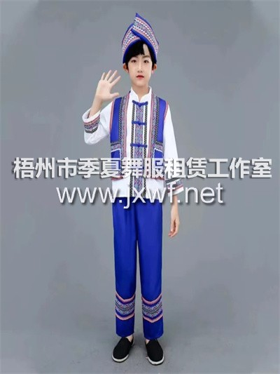 RT035儿童少数民族演出服壮族土家族男女童服装少数民族表演服苗族服装RT035