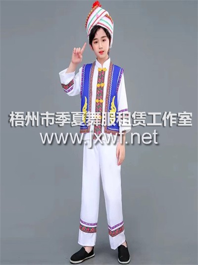 RT036儿童少数民族演出服壮族土家族男女童服装少数民族表演服苗族服装RT036