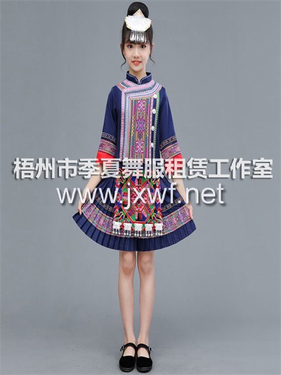 RT044儿童少数民族演出服壮族土家族男女童服装少数民族表演服苗族服装RT044