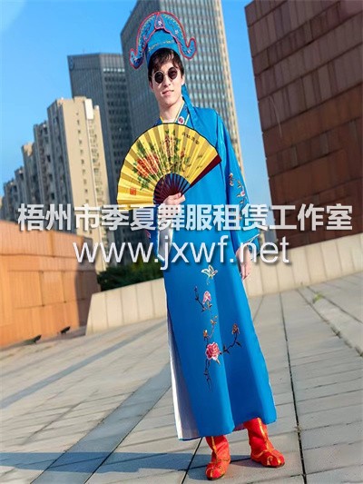 XP015江南四大才子古装服装伴郎服年会小品搞笑演出服全套唐伯虎点秋香