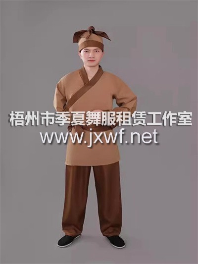 XP020成人古装汉服店小二服装古代话剧家丁佣人茶楼酒店跑堂工作演出服