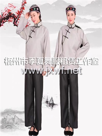 XP022老奶奶服装演出服成人话剧服装民国老婆婆表演农村妇女百姓阿庆嫂